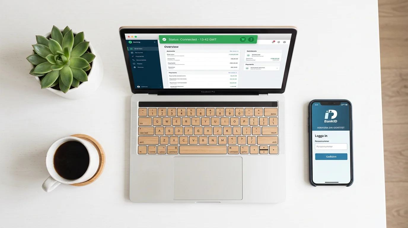 Trustly Open Banking-betalningsflöde med BankID-verifiering för sportsbetting