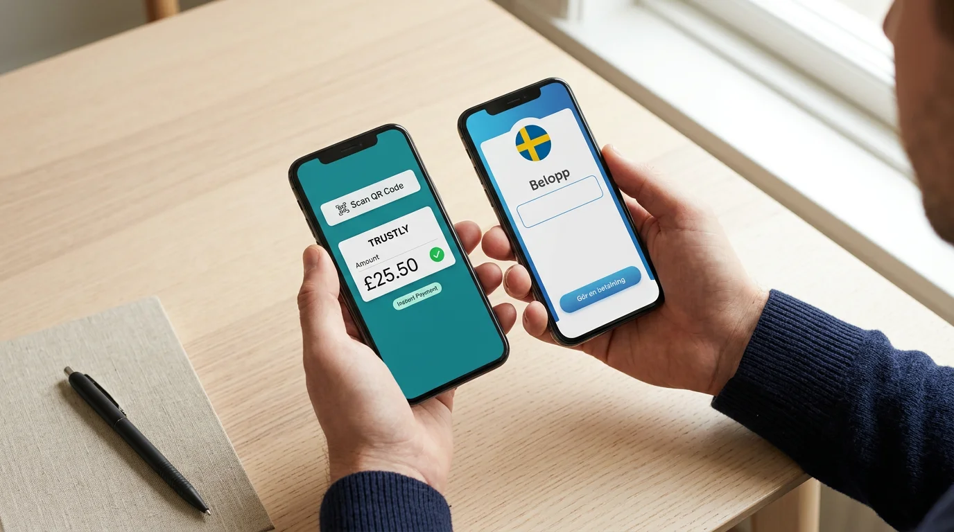 Jämförelse mellan Trustly och Swish som betalningsmetoder för betting i Sverige